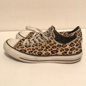 Leopard Printed Converse